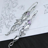 Fashion Crystal Vintage Leaf Earrings - 4 Options