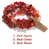 Fashion Irregular Natural Stone Bracelet Set - 16 Options