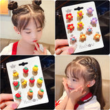 Fashion 10pcs/set Clip on Acrylic Earrings - 5 Options