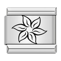 Stainless Steel Flower Italian Charm - 9 Options