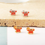 Stainless Steel Small Flat Back Animal Earrings - 20 Options