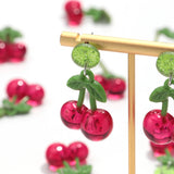 Fashion Acrylic Cherry Earrings