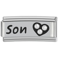 Stainless Steel Family Series Italian Charm - 9 Options