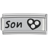 Stainless Steel Family Series Italian Charm - 9 Options