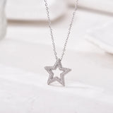 Fashion Multicolour Star Crystal Necklace - 4 Options