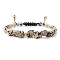 19cm Irregular Chip Stone Bracelet - 16 Options