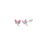 Stainless Steel Screw Back Colourful Earrings - 9 Options