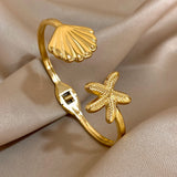 Stainless Steel Hinged/Non Hinged Statement Bangle - 14 Options