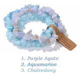 Fashion Irregular Natural Stone Bracelet Set - 16 Options