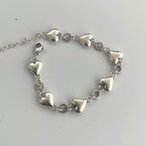 925 Sterling Silver Heart Bracelet