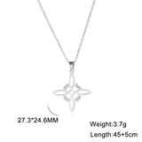 Stainless Steel Celtic Knot Necklace - 31 Options