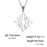 Stainless Steel Celtic Knot Necklace - 31 Options