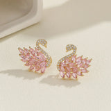 Fashion Swan CZ Earrings - 8 Options