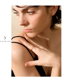 Stainless Steel Cubic Zirconia Open Ring - 2 Colours