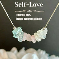Fashion "Motherhood" Natural Crystal Necklace
