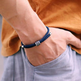 Fashion 4mm Nylon Cord Adjustable Bracelet - 5 Colours