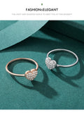 925 Sterling Silver Heart Cluster Ring - 2 Colours