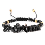 19cm Irregular Chip Stone Bracelet - 16 Options