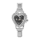 Stainless Steel Heart Italian Charm Watch - 29 Options