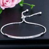 Fashion Adjustable Bolo CZ Bracelet - 3 Colours