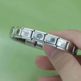 Stainless Steel Month Flower Italian Charm - 12 Options