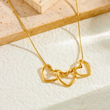Fashion Stainless Steel Golden Colour Necklace - 11 Options