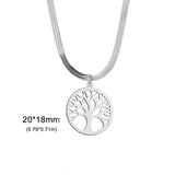 Stainless Tree of Life Necklace - 6 Options
