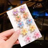 Fashion 5pairs/set Cute Clip On Earrings - 20 Options
