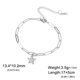 Stainless Steel Charm Anklet/Bracelet - 28 Options - 2 Sizes