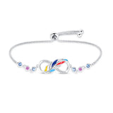 925 Sterling Silver Infinity Bolo Bracelet - 4 Options