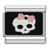 Stainless Steel Halloween Themed Italian Charm - 12 Options
