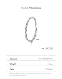 925 Sterling Silver Simple Stackable Dainty Ring - 11 Designs