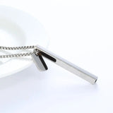 Stainless Steel Mindful Breathing Necklace - 5 Colours
