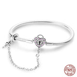 925 Sterling silver 17-20CM Charm Bracelet - Various Designs