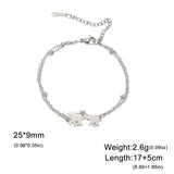 Stainless Steel Elephant Bracelet - 5 Options