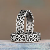 316L Stainless Steel Viking Knot Ring