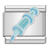 Stainless Steel Medical Themed Italian Charm - 8 Options