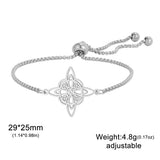 Stainless Steel Celtic Knot Bolo Bracelet - 2 Colours