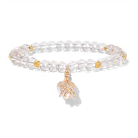 Natural Stone Heart Bracelet - 11 Options