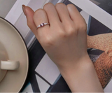 925 Sterling Silver Oval CZ Ring - 2 Colours