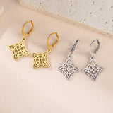 Stainless Steel Celtic Knot Earrings - 2 Colours