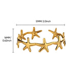 Stainless Steel Open Cuff Bangle - 22 Options