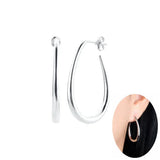925 Sterling Silver Hoop Earrings - 73 Options