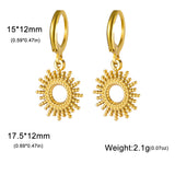 Stainless Steel Hoop Earrings - 2 Colours - 12 Designs