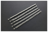 Hand-woven Stainless Steel Bracelet - 5 Designs - 7 Lengths