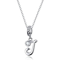 925 Sterling Silver Letter/Initial Necklace - 26 Options