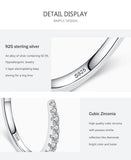 925 Sterling Silver Open CZ Delicate Ring