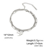 Stainless Steel Bird Bracelet - 2 Colours - 4 Designs