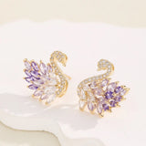 Fashion Swan CZ Earrings - 8 Options