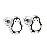 Stainless Steel Small Flat Back Animal Earrings - 20 Options
